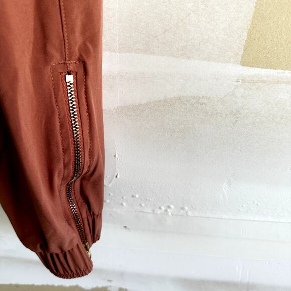 Albion Jetsetter Everywhere Pants Zip Hem Drawstring Lightweight Pink XS Tall - Picture 3 of 6